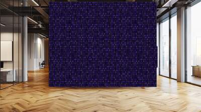 Purple digital binary code texture Wall mural