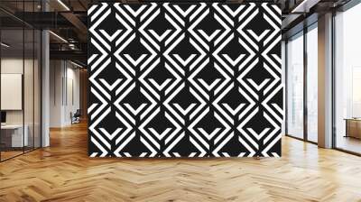 Seamless abstract geometric pattern with elements of corners Wall mural