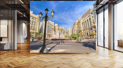 Valencia Spain | Plaza del Ayuntamiento Wall mural