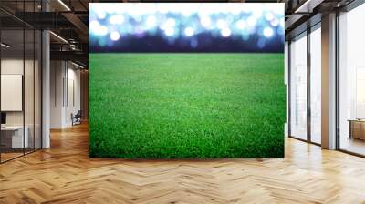 soccer field and the bright lights Wall mural