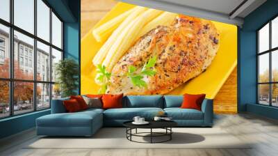 fried breast Wall mural