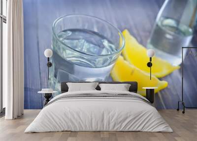 water with lemon Wall mural