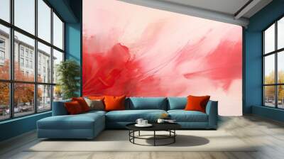 A red abstract background illustration Wall mural