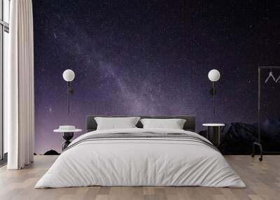 starry night sky Wall mural