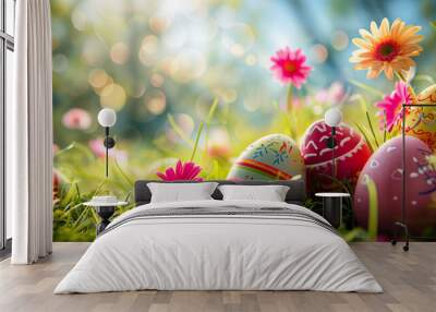 Easter background Wall mural