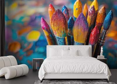 Celebrate creativity world art day a global tribute to diverse expressions of creativity uniting Wall mural