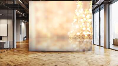 Christmas warming soft color for background Wall mural