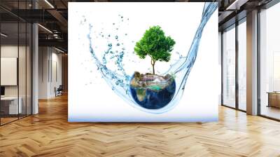 Environment and save earth concept. Wall mural