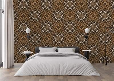 Pattern design geometric illustration, structure background and fabric sample Wall mural