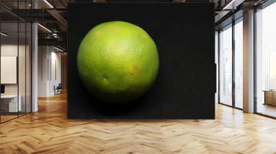 closeup shot sweet lime(citrus fruit) mosambi. with background Wall mural