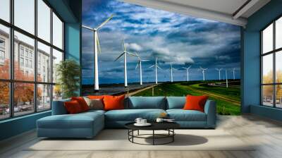 wind turbines  Wall mural