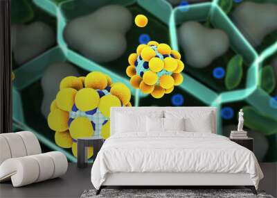 molecule structure Wall mural