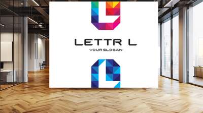 Letter L Logo Wall mural