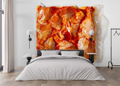 Marinated chicken legs Wall mural