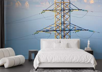 transmission facilities Wall mural