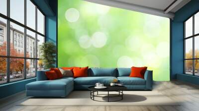 Abstract green background Wall mural