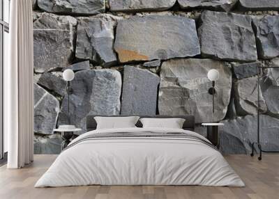 Old rock stone wall background Wall mural