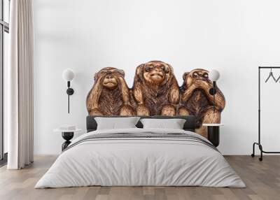 Three wise monkeys  Wall mural