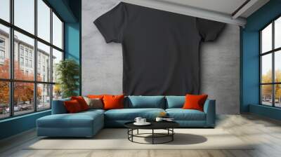 black t shirt Wall mural