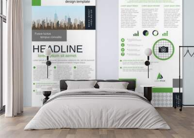 Modern roll-up business banners vector template
 Wall mural