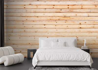 Wood pine planks. Wall mural