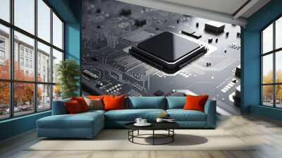 computer circuit board Wall mural