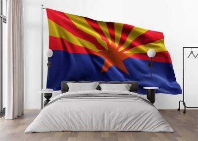 flag national nation patriotic wave flying fabric textile country transparent png clear arizona
 Wall mural