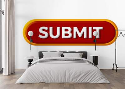 Submit button for web and app  Wall mural