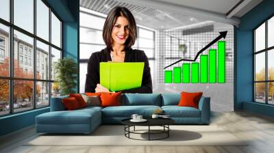 business growth Wall mural