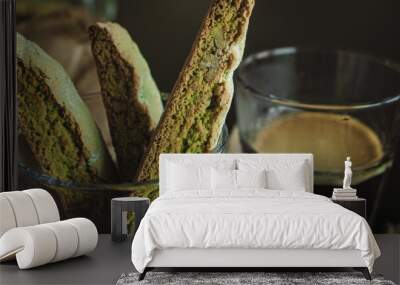 Matcha Biscotti  Wall mural