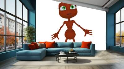 cartoon ant 3d Wall mural