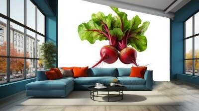 3d beetroot isolated on the white background. Wall mural