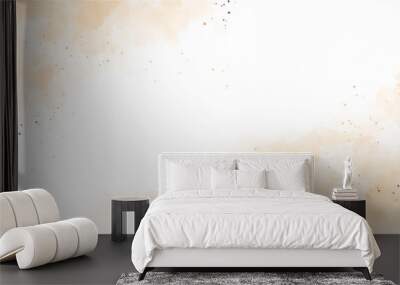 watercolor light brown dust autumn abstract  background Wall mural