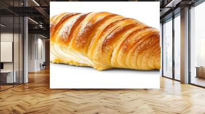 croissant isolated on white background Wall mural