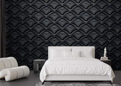 grey pattern background Wall mural