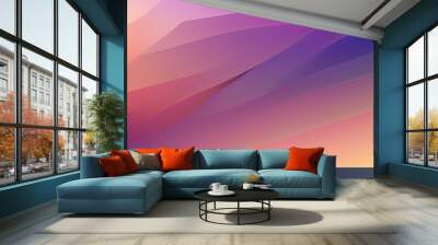 simple line with 2 tone gradient background Wall mural