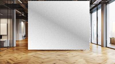 Abstract halftone dotted background. Monochrome grunge pattern with dot and circles.  Vector modern pop art texture for posters, sites, business cards, cover, postcards, labels, stickers layout. Wall mural