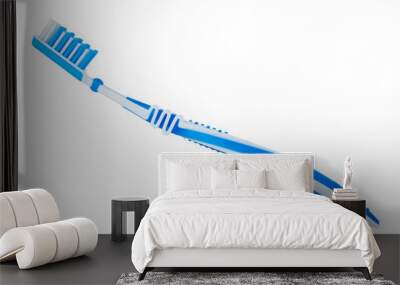 Toothbrush isolated on white background Wall mural