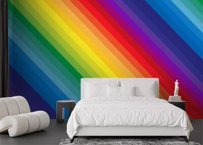 rainbow background Wall mural