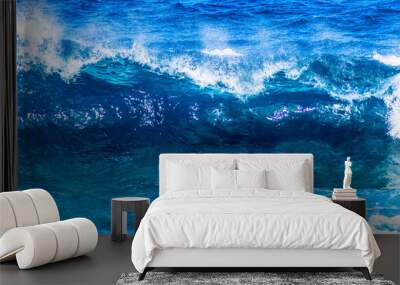 waves on the sea Wall mural