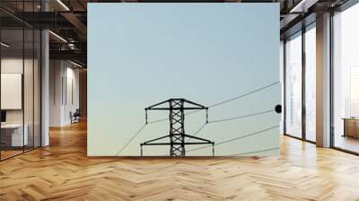 Electricity Pole Wall mural