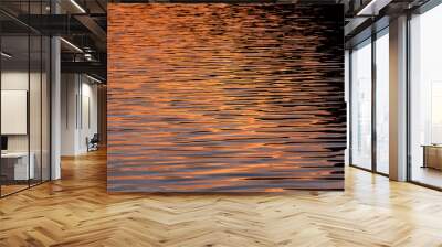 Sunset Water Texture Wall mural