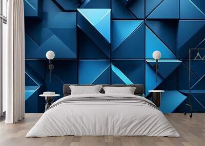 abstract background with triangles Wall mural