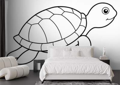 turtle vector illustration Wall mural