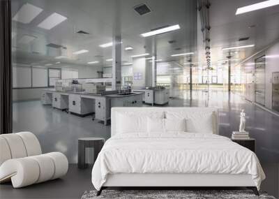 Drug manufacturing laboratory equipment. Wall mural