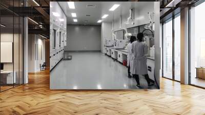 Drug manufacturing laboratory equipment. Wall mural