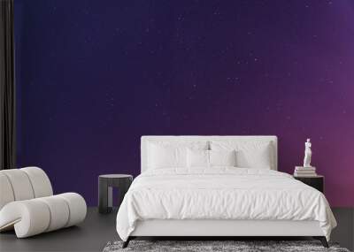 Night starry colorful sky as background. Wall mural