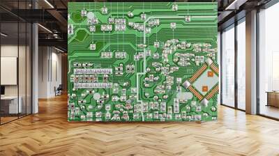 Circuit board background Wall mural