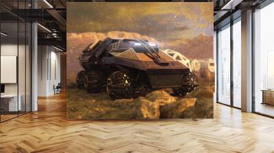 Mars Rover Space Travel Wall mural