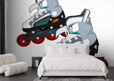 Rollerblades Wall mural